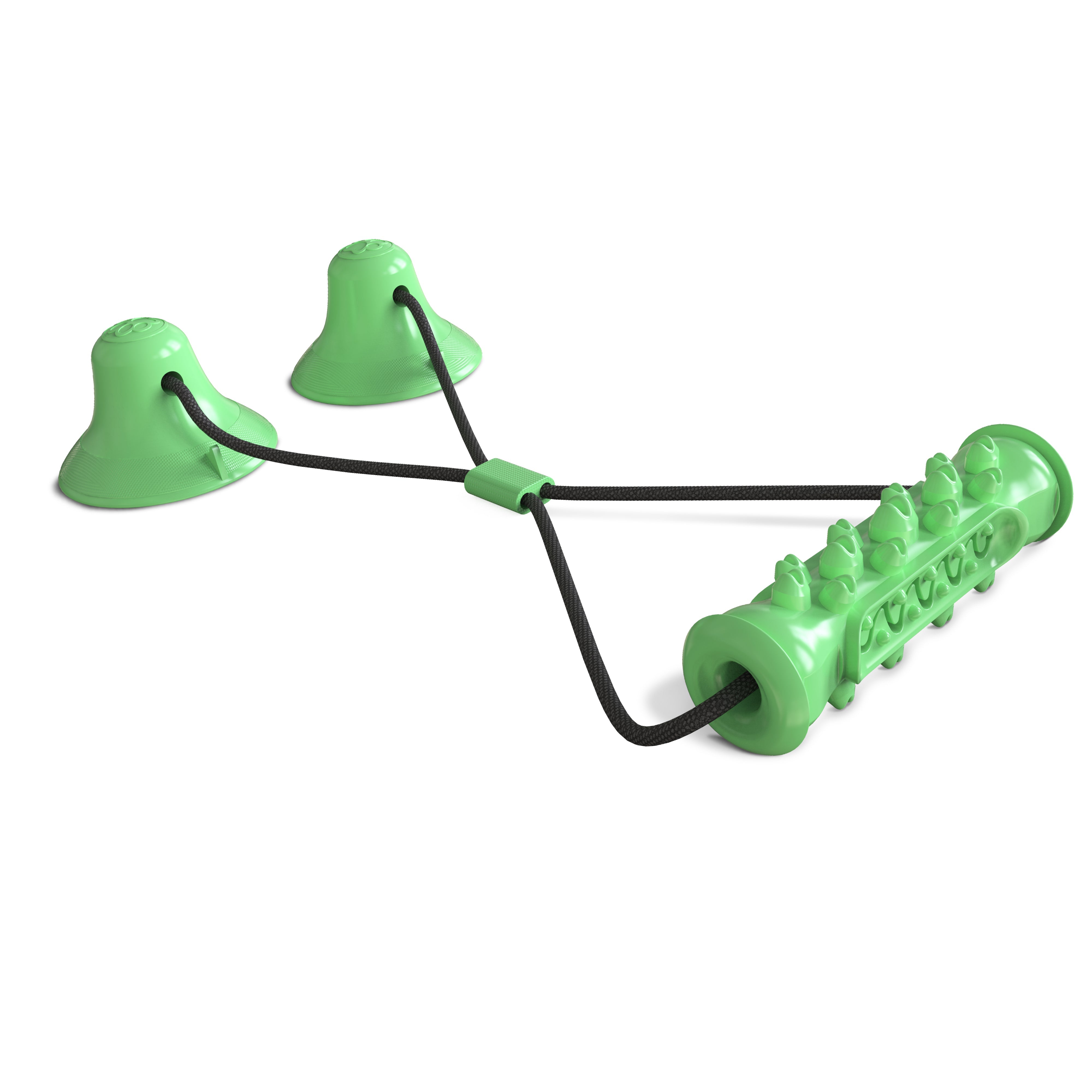 ANYPET Dog Chew Toothbrush Toy, Chew Dog Toy Squeaky Teeth Cleaning Toy for Aggressive Chewers Large Breed Indestructible Tough Dog Toothbrush Stick for Medium to Large Dogs