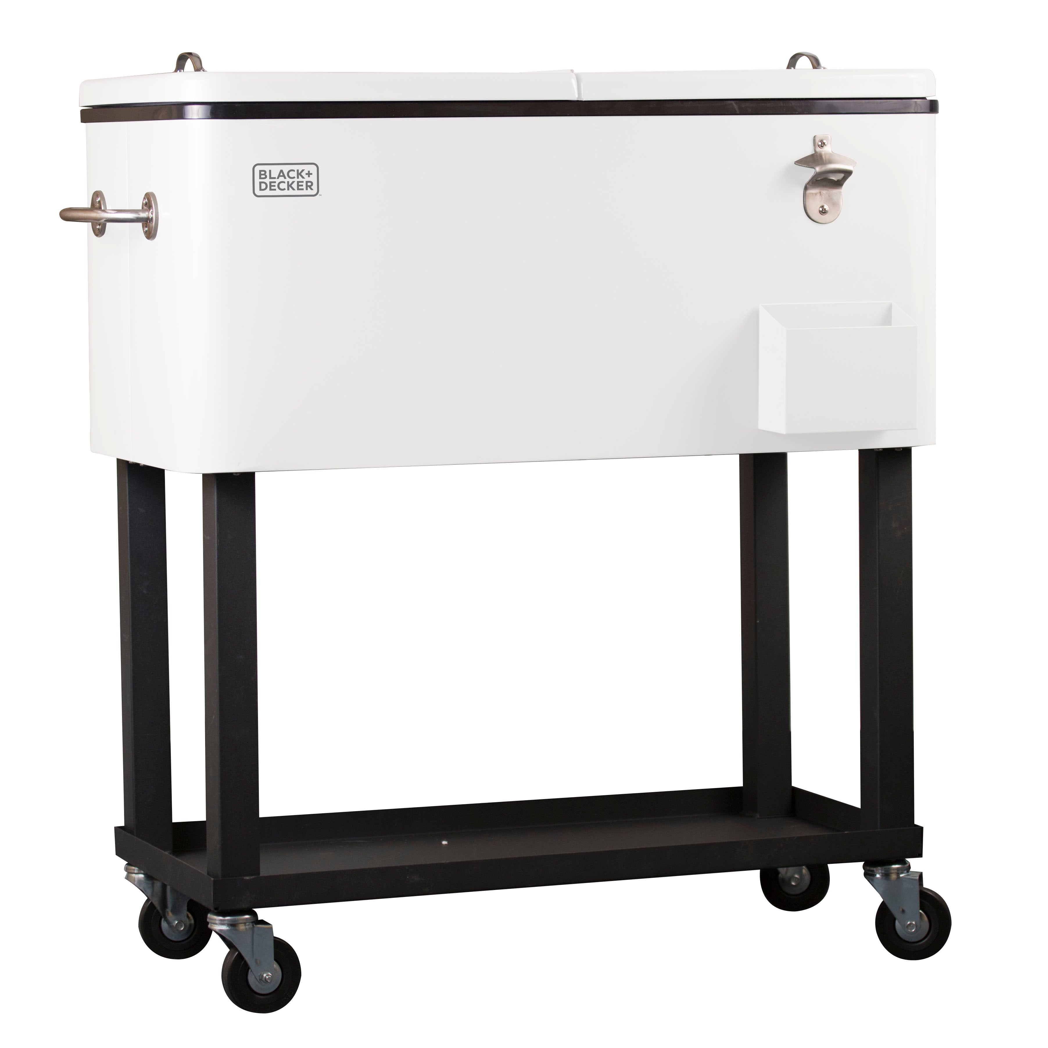 Mobile Cooler Cart - Wht