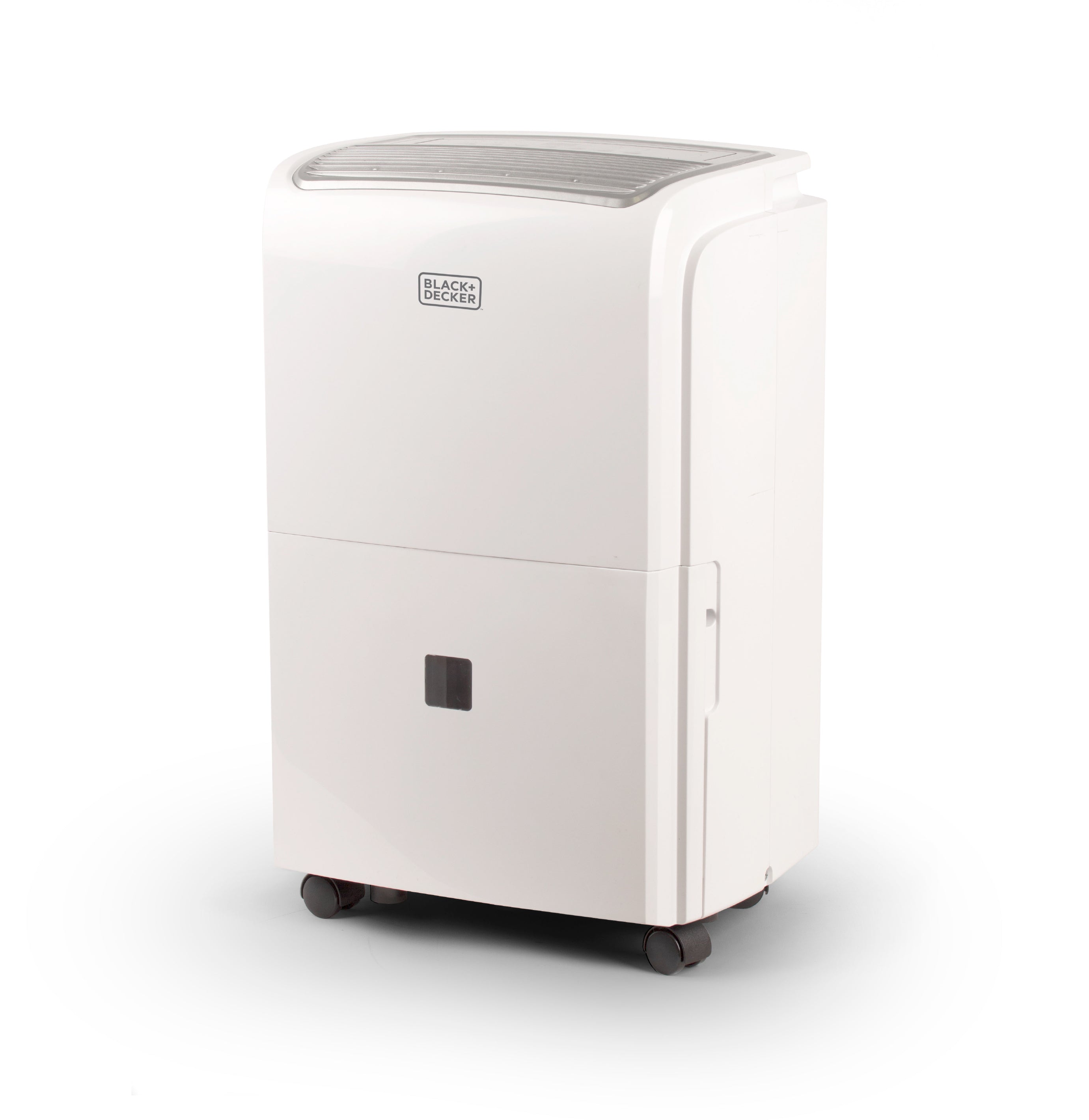 BLACK+DECKER Portable Dehumidifier Built-in Pump 50 Pint and LED Display, Adjustable Humidistat with Overflow Protection and Castors, White ?