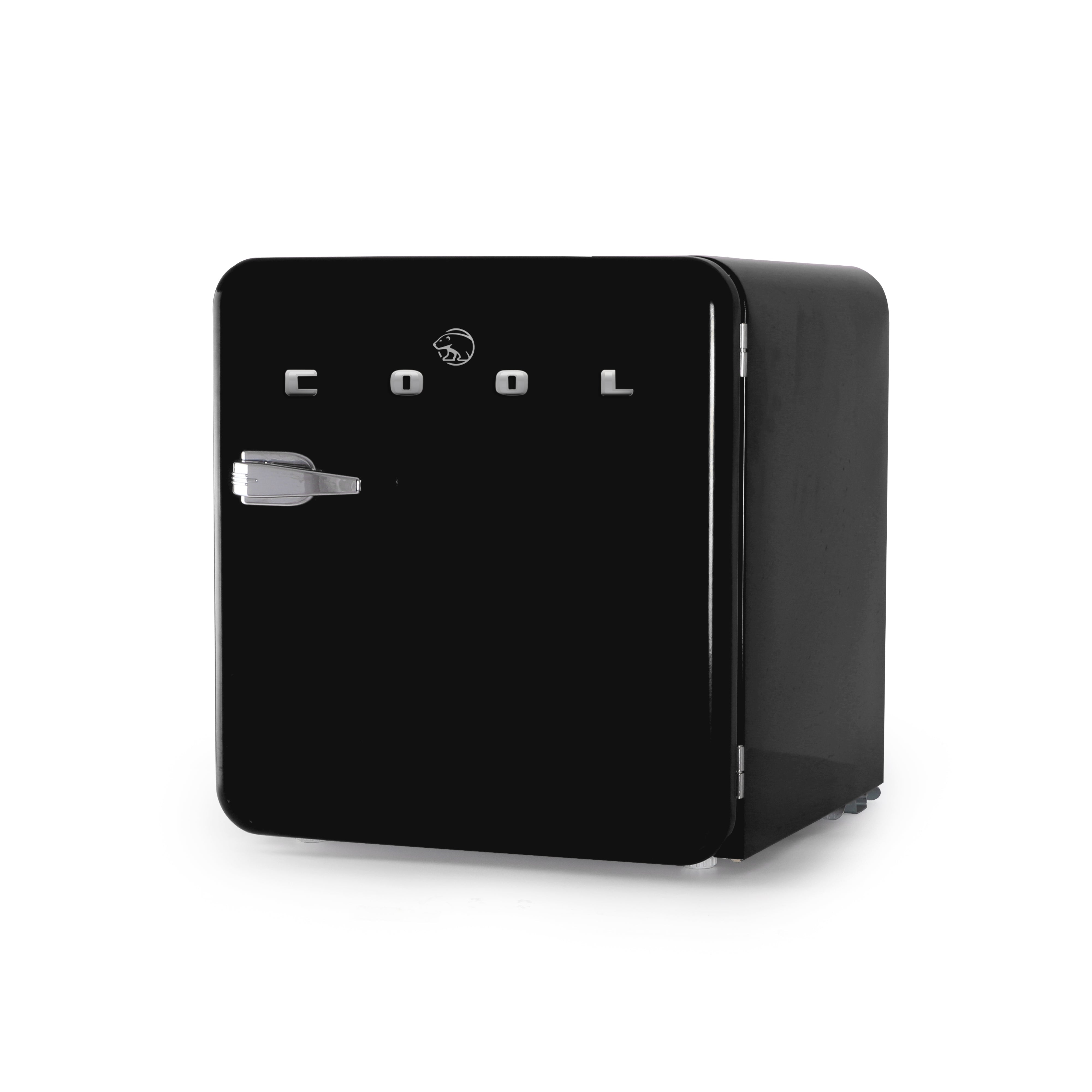 COMMERCIAL COOL Retro Refrigerator 1.6 Cu. Ft., Black