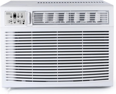 BLACK+DECKER Window or Through The Wall Air Conditioner 18000 BTU, AC Window Unit Cools Up to 1000 Square Feet, Window AC Unit with Remote Control, 3 Cooling Speeds and Fan Only, BD18WT6, White