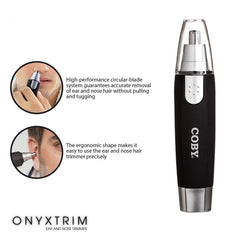 COBY ONYXTRIM Nose and Ear Trimmer