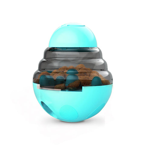 ANYPET Dog Tumbler Interactive Treat Ball, Slow Food Dispensing Toy, Perfect Dog Gift for Large Or Small Dogs, Blue