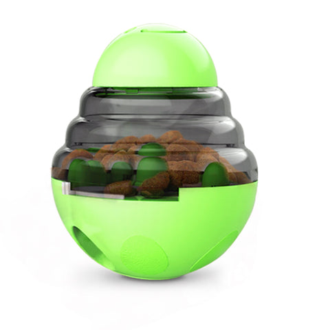 ANYPET Dog Tumbler Interactive Treat Ball, Slow Food Dispensing Toy, Perfect Dog Gift for Large Or Small Dogs, Green