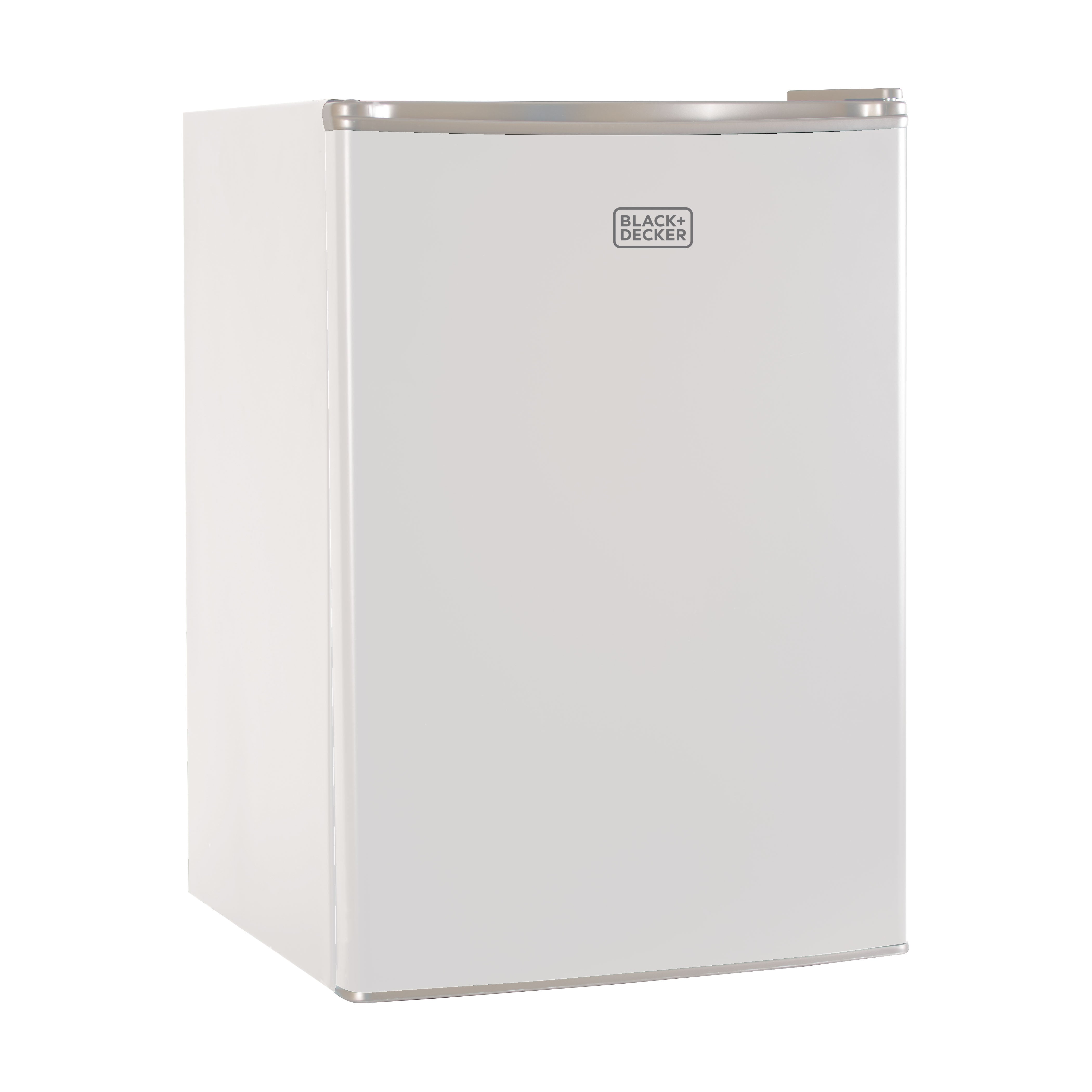 BLACK+DECKER Compact Refrigerator 2.5 Cu. Ft. with True Freezer, White