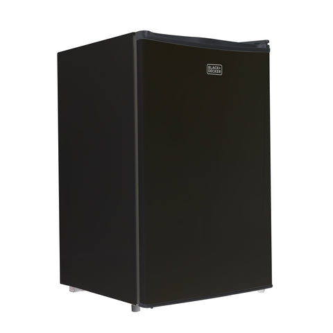 BLACK+DECKER Compact Refrigerator 4.3 Cu. Ft. with True Freezer, Black