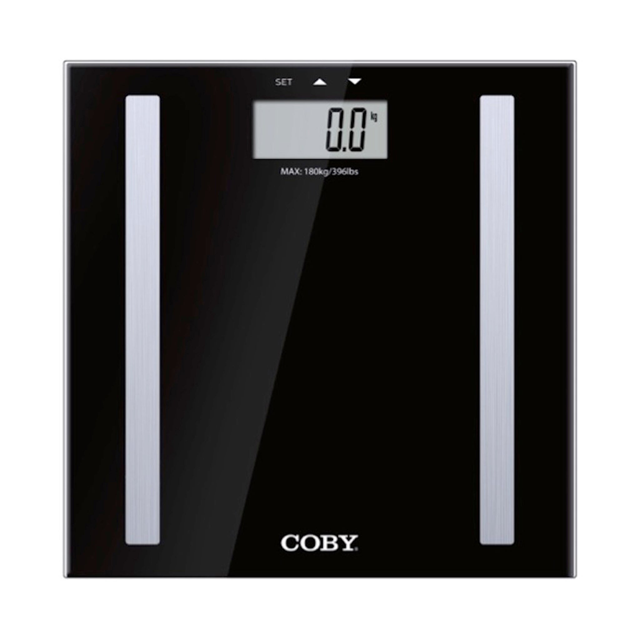 Digital Glass Weight Comparison Bathroom Scale Color LCD Display  – Coby