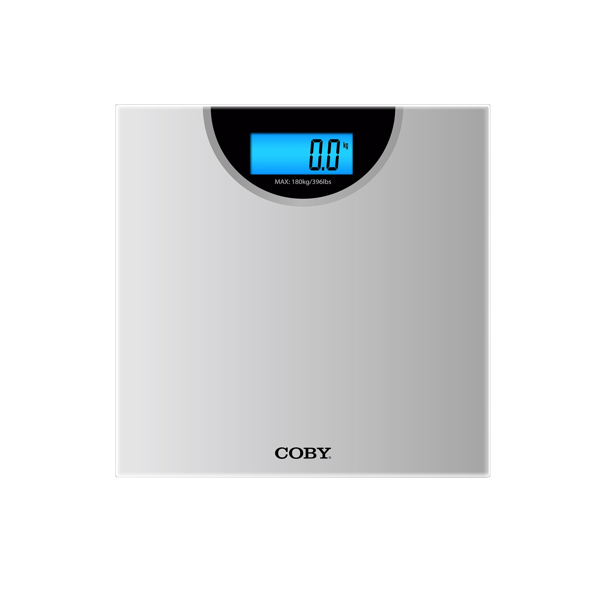 Digital Glass Weight Comparison Bathroom Scale Color LCD Display  – Coby