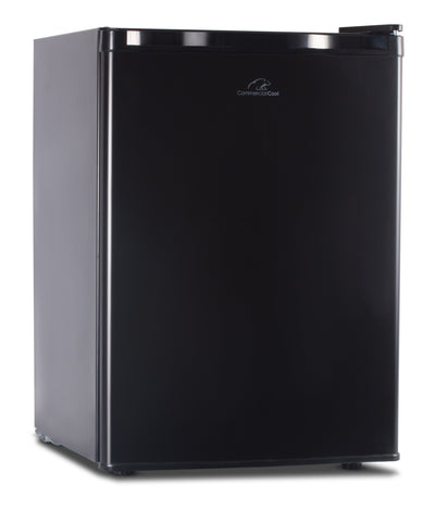 COMMERCIAL COOL Refrigerator and Freezer 2.6 Cu. Ft., Black