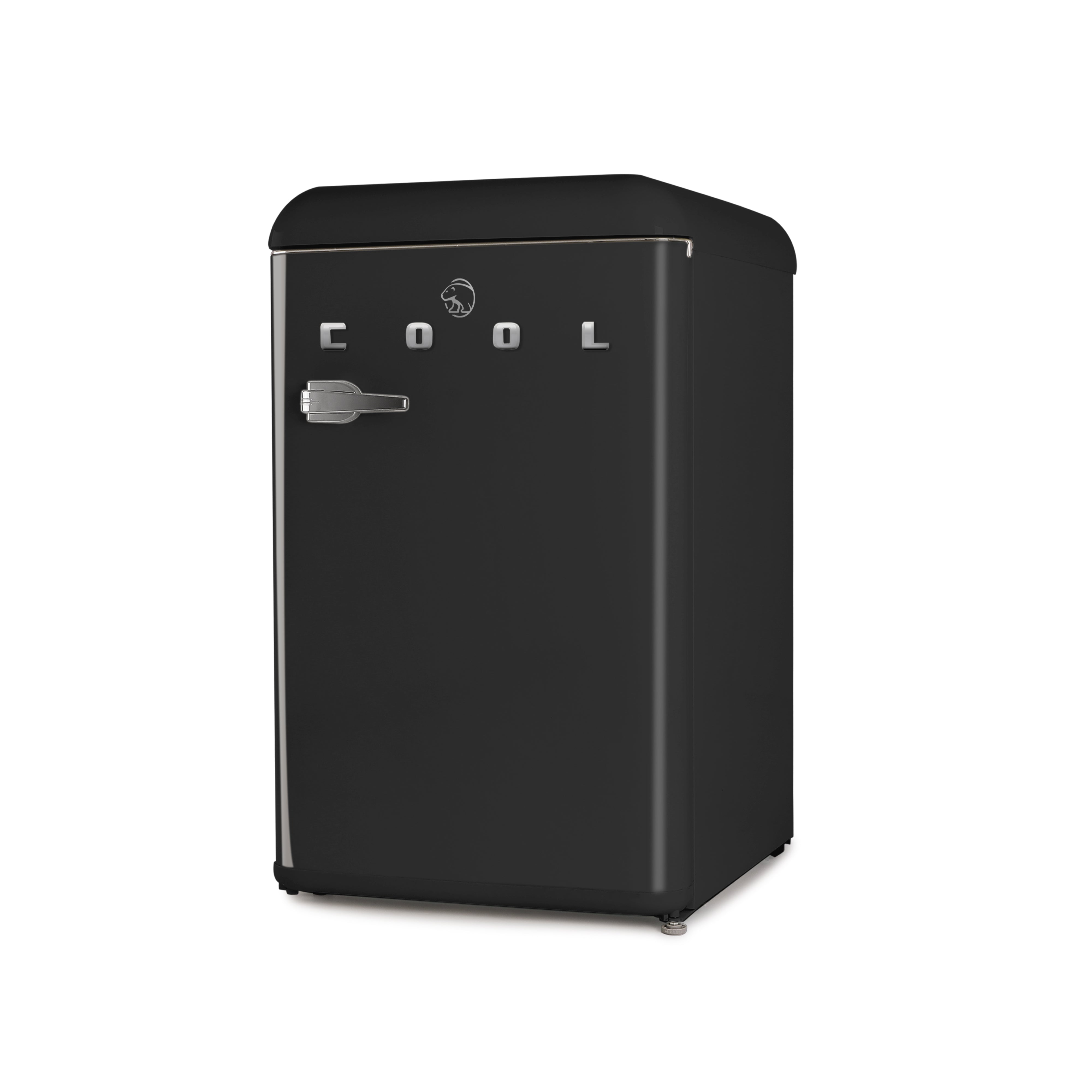 COMMERCIAL COOL Retro All-Refrigerator 4.4 Cu. Ft., Black