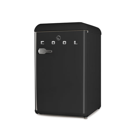 COMMERCIAL COOL Retro Refrigerator 4.0 Cu. Ft., Black