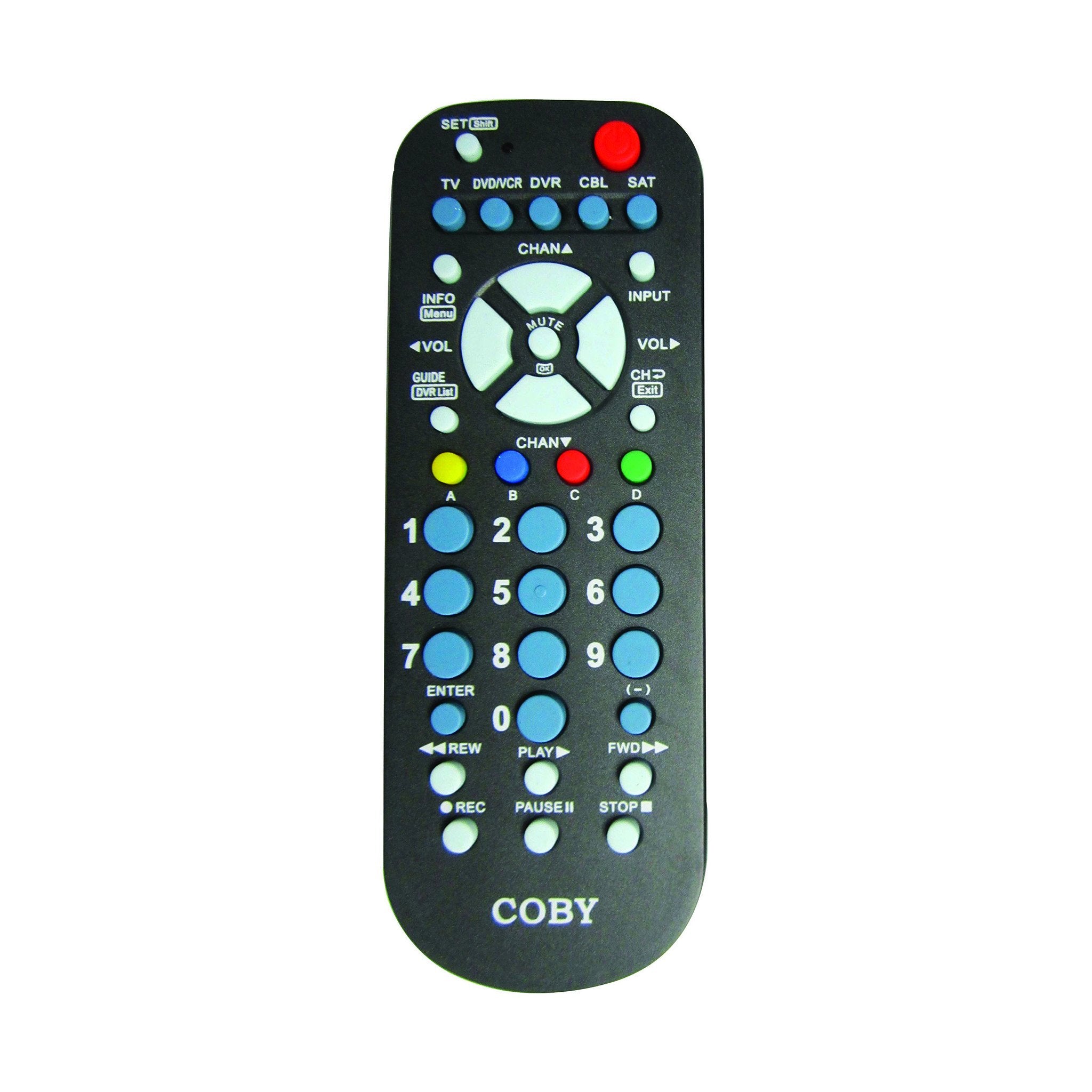 Pavy Universal Remote 5 in 1 Universal Remote – Coby